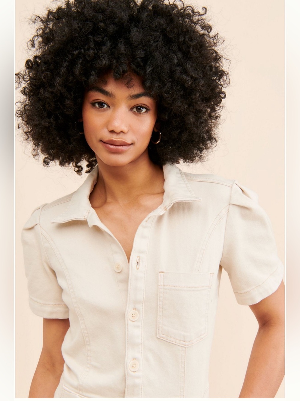 NWT Anthropogie The Kit utility romper - Picture 2 of 12